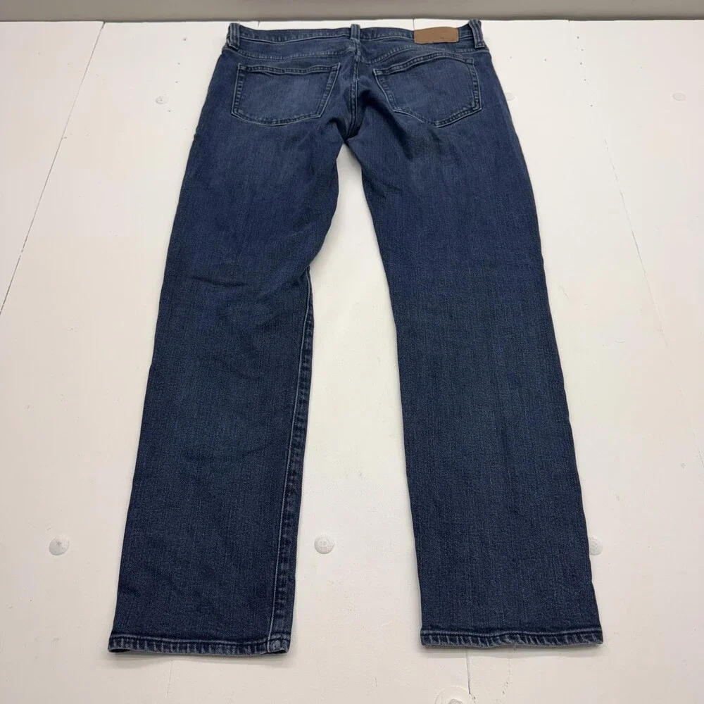 Madewell Slim Jeans Mens 34x32 Blue Medium Wash Straight Leg Denim Pants